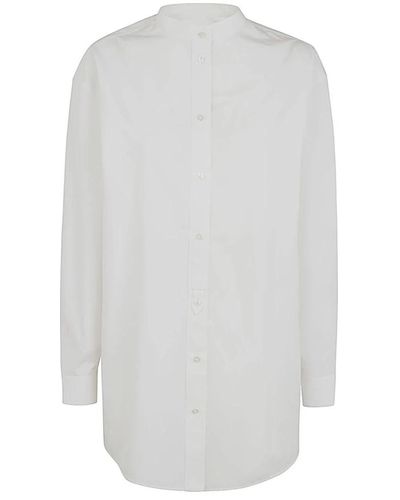 Jil Sander Optic fitted shirt - Weiß