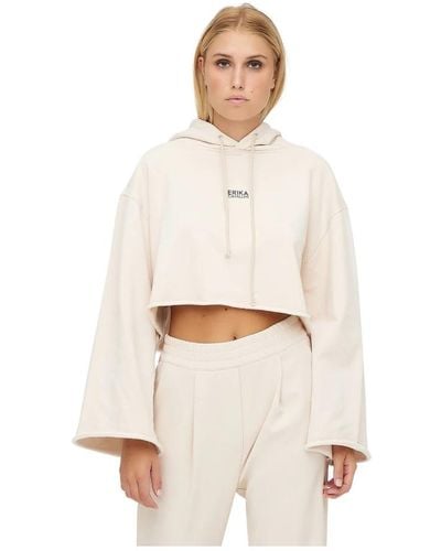 Erika Cavallini Semi Couture Sweatshirts - Blanc