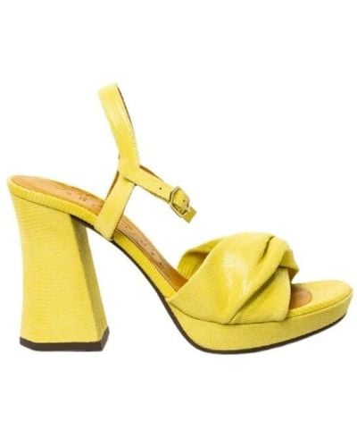 Chie Mihara High Heel Sandals - Yellow