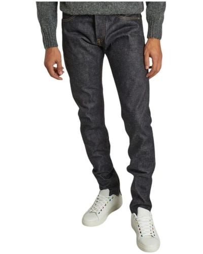 Momotaro Jeans Zimbabwe slim tapered jeans - Blu