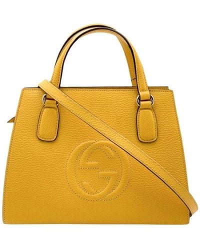 Gucci Soho Hand Bag - Gelb