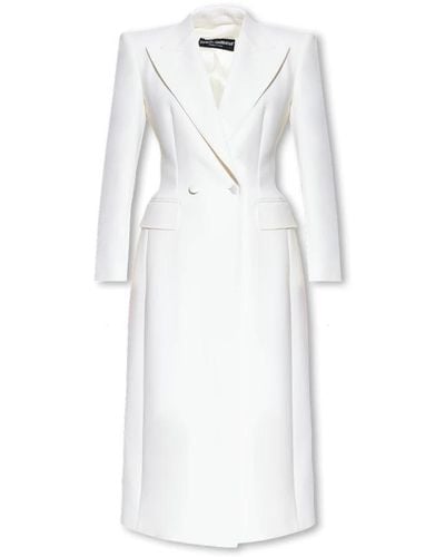 Dolce & Gabbana Cappotto di lana - Bianco