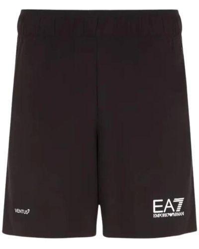 EA7 Technische tennis pro shorts - Schwarz