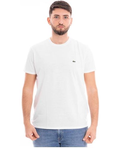 Lacoste Rundhals t-shirt - Weiß
