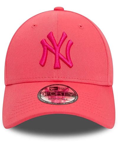 KTZ Yankees league essential fuchsia cap frauen - Pink