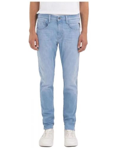 Replay Slim fit denim jeans anbass - Blau