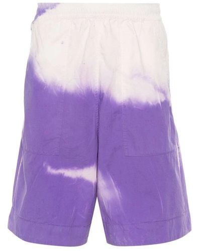 Stone Island Casual Shorts - Purple