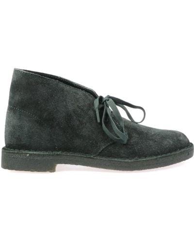 Clarks Laced Shoes - Green