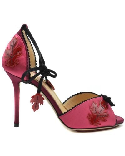 Charlotte Olympia Elegante high heel sandalen - Pink