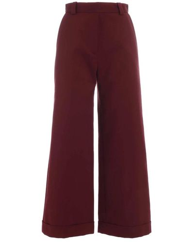 See By Chloé Wide trousers - Rosso