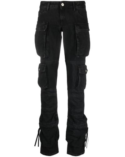 The Attico Straight Jeans - Black
