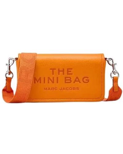 Marc Jacobs Tangerine leder mini crossbody tasche - Orange