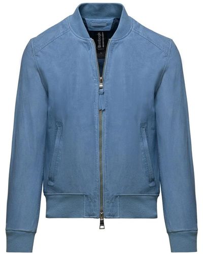Bomboogie Leather Jackets - Blue