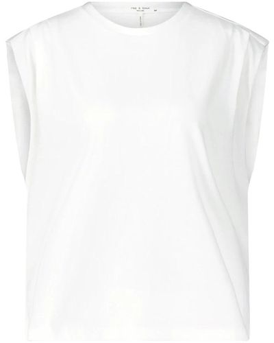 Rag & Bone Ärmelloses t-shirt - Weiß