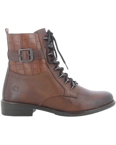 Remonte Lace-up Boots - Braun