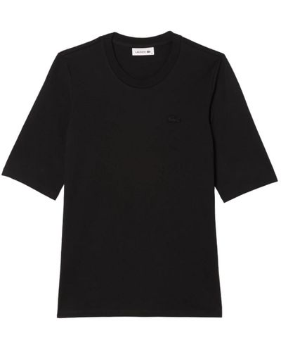Lacoste Schwarze t-shirts und polos