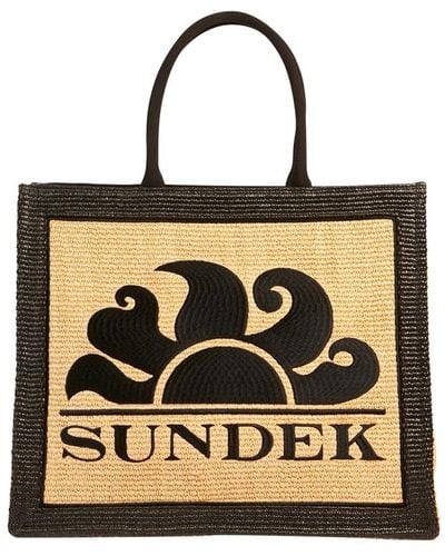 Sundek Schwarze strandtasche