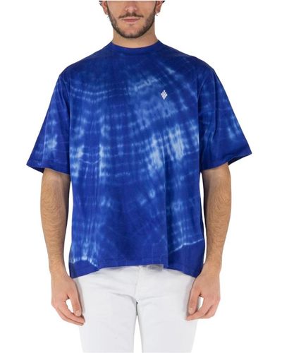Marcelo Burlon Soundwaves over t-shirt - Blu