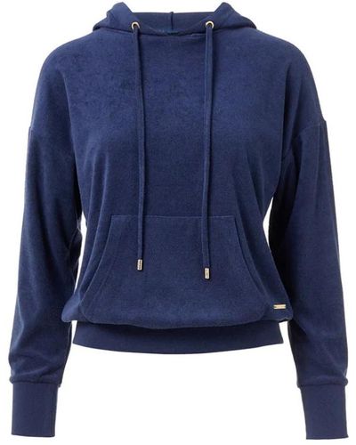 Melissa Odabash Nora navy hoodie - Blau