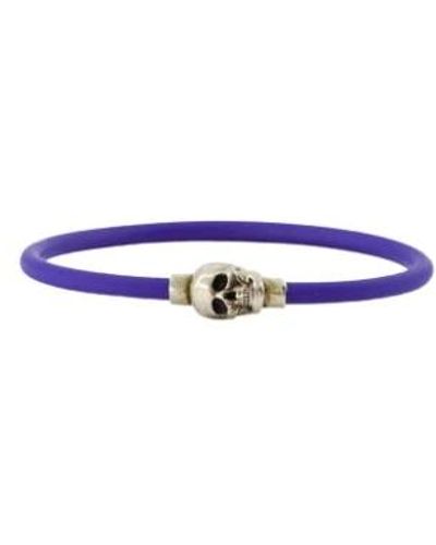 Alexander McQueen Skull armband - Blau