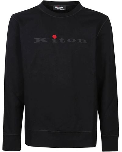 Kiton Sweatshirts - Black