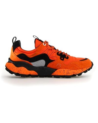 Flower Mountain Sneakers - Orange