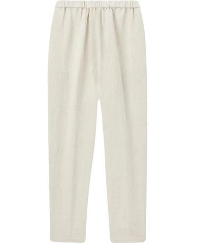 Pomandère Cropped Trousers - White