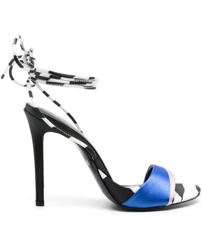 Just Cavalli Shoes > sandals > high heel sandals - Bleu