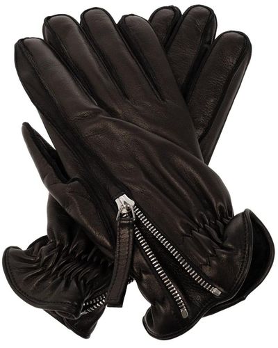 DSquared² Handschuhe aus lammleder - Schwarz