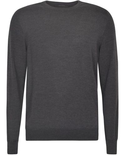 Tagliatore Round-Neck Knitwear - Grey