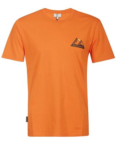 Woolrich T-Shirts - Orange