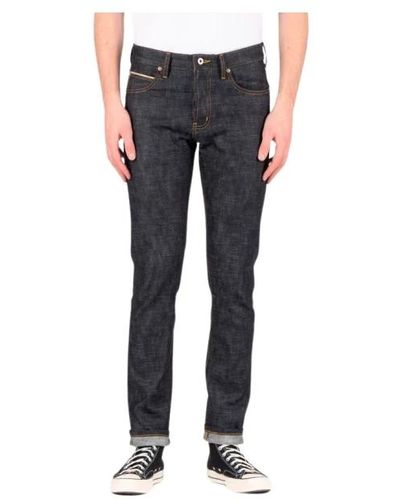 Naked & Famous Super Guy Chinese New Year Water Rabbit Jeans - Blau