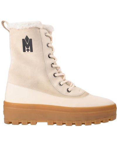 Mackage Shoes > boots > lace-up boots - Neutre