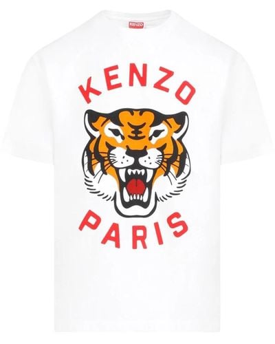 KENZO Lucky tiger weißes t-shirt