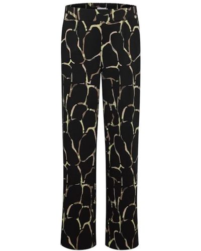 B.Young Wide Trousers - Black