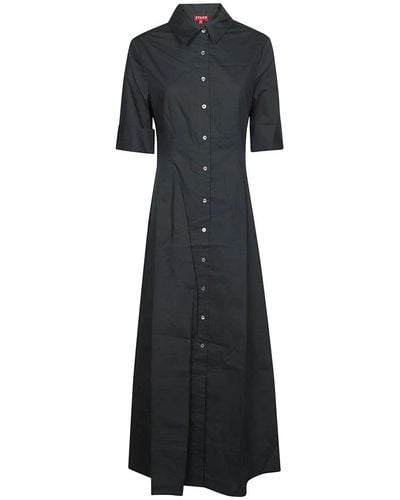 STAUD Shirt Dresses - Black