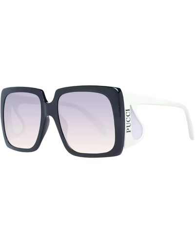 Emilio Pucci Stilvolle schwarze -sonnenbrille