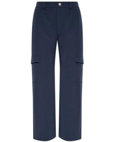 Custommade• Trousers > wide trousers - Bleu