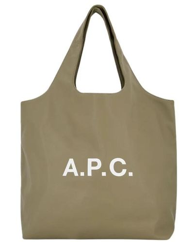 A.P.C. Ninon tote bag - synthetisch - grün