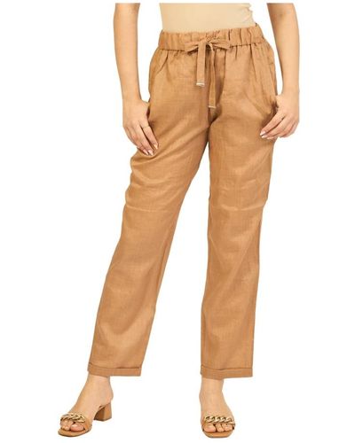 BOSS Straight Trousers - Brown