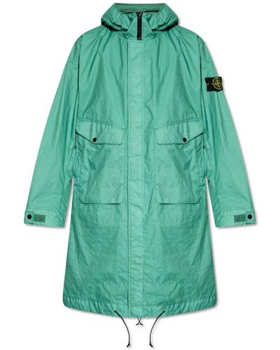 Stone Island Jackets > rain jackets - Vert