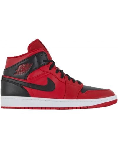 Nike Air Jordan 1 Mid Sneaker - Rot