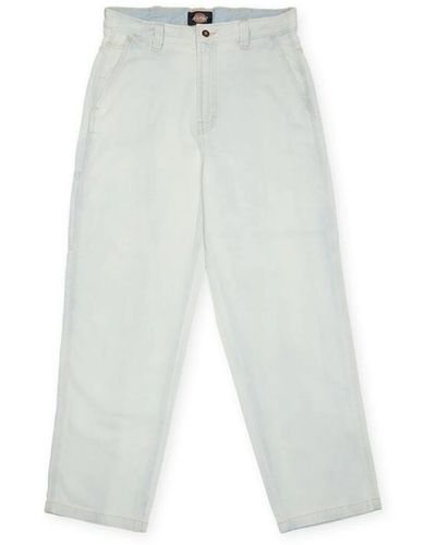 Dickies Ultra lightwash straight jeans - Weiß