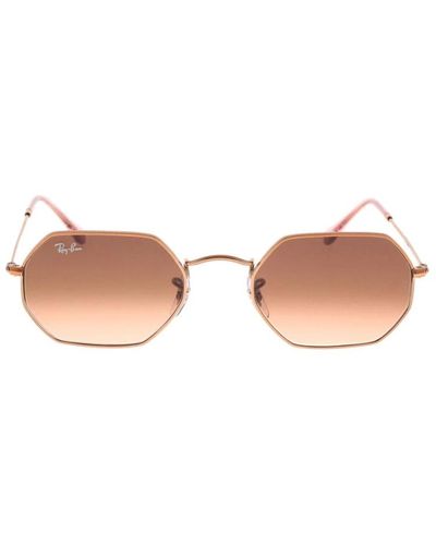 Ray-Ban Octagonale sonnenbrille mit einzigartiger retro-persönlichkeit - Pink