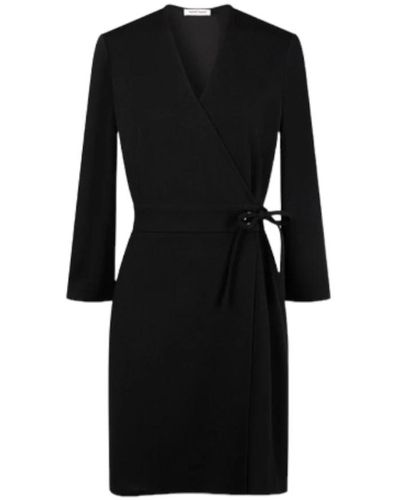 Naf Naf Vestido burdeos ojanny - elegante y versátil - Negro