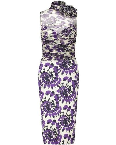 Chiara Boni Midi Dresses - Purple