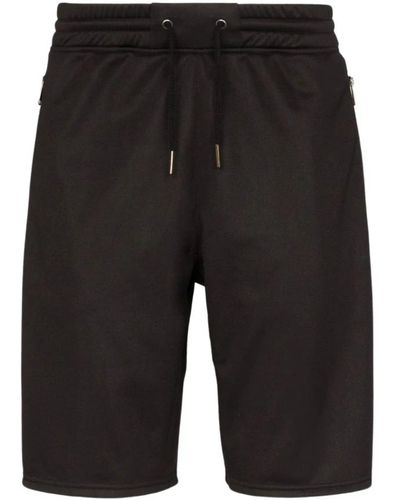 Givenchy Cotton Logo Shorts - Schwarz