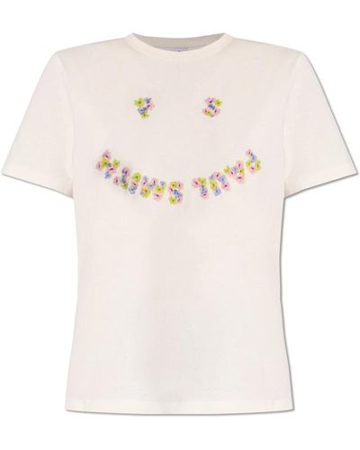 PS by Paul Smith Baumwoll-t-shirt - Natur
