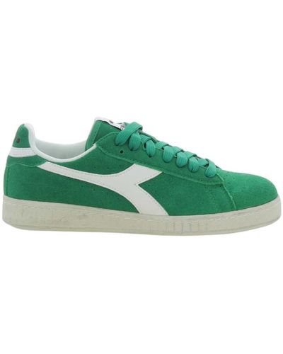 Diadora Verdes low suede wax sneakers