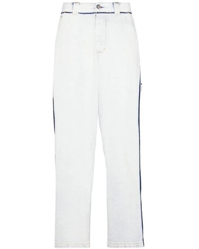 Maison Margiela Straight Jeans - White